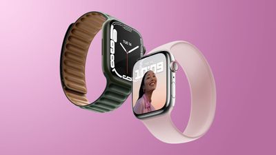Apple Watch Series 7 Pink and Green Feature