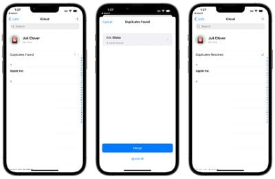 ios 16 merge duplicate contacts