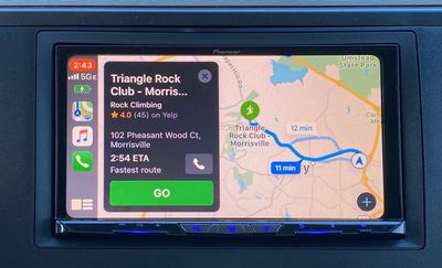 pioneer carplay map overview