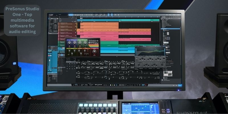 PreSonus Studio One - Top multimedia software for audio editing